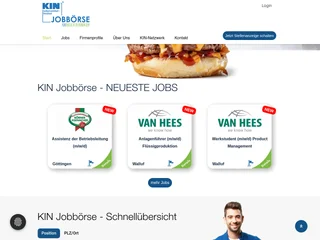KIN Jobbörse platform preview KIN Jobbörse platform preview