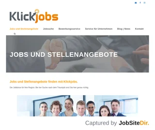 KlickJobs platform preview