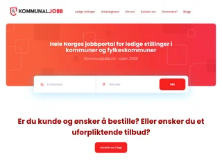 Kommunaljobb platform preview