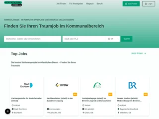 Kommunaljobs.de platform preview