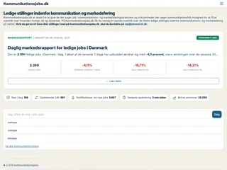 Kommunikationsjobs.dk screenshot preview Kommunikationsjobs.dk screenshot preview