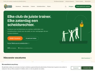 Korfbalvacatures.nl screenshot preview Korfbalvacatures.nl screenshot preview