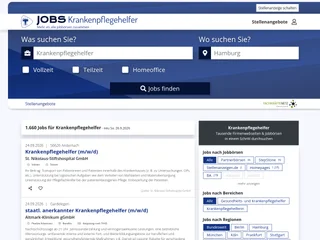 Krankenpflegehelfer-Stellenangebote screenshot preview