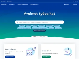 Kuntarekry platform preview