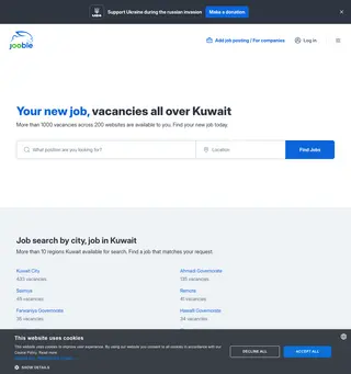 Jooble screenshot preview