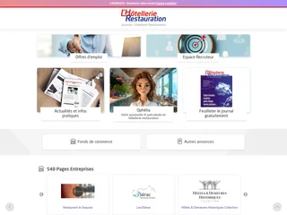 Journal L’Hôtellerie Restauration screenshot preview