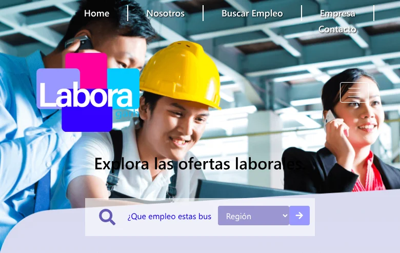 Labora screenshot Labora job board platform screenshot showing job search interface