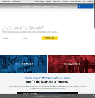 Labor Finders platform preview