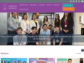 Laetitia USACH platform preview