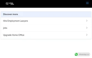 Lagos Jobs screenshot preview