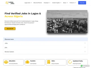 Lagos Jobs platform preview Lagos Jobs platform preview