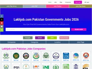 Lakhjob.com screenshot preview