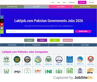 Lakhjob.com platform preview