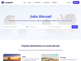 Langujobs platform preview