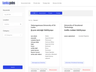 LankaJobs screenshot preview