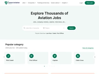 Latest Aviation Jobs screenshot preview