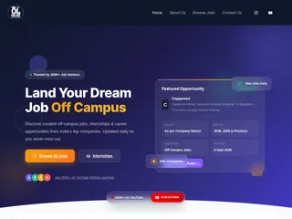 LatestOffCampusJobs screenshot preview