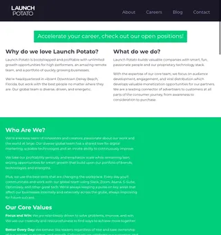Launch Potato platform preview