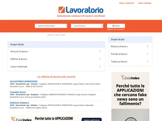 Lavoratorio.it platform preview