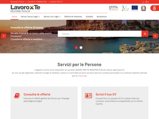 Lavoro Per Te Regione Puglia platform preview Lavoro Per Te Regione Puglia platform preview