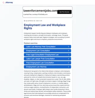 Law Enforcement Jobs screenshot preview