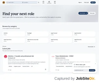 Law Jobs Wizard platform preview Law Jobs Wizard platform preview