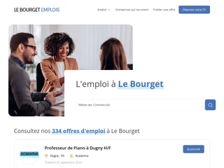 Le Bourget Emplois screenshot preview Le Bourget Emplois screenshot preview