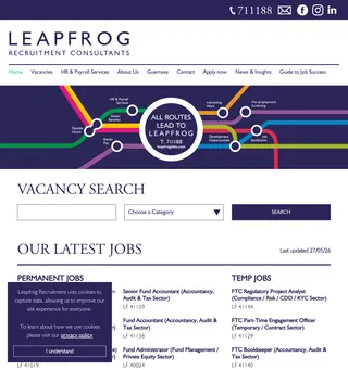 Leapfrog Recruitment platform preview