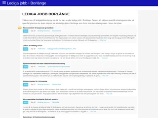 ledigajobbborlange.se screenshot preview ledigajobbborlange.se screenshot preview