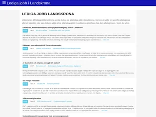 ledigajobbilandskrona.se platform preview ledigajobbilandskrona.se platform preview