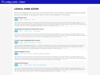 ledigajobbsater.se platform preview ledigajobbsater.se platform preview