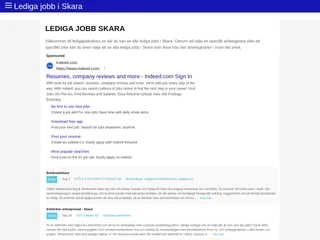 ledigajobbskara.se platform preview