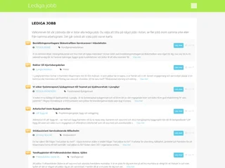 Lediga Jobb Sverige screenshot preview Lediga Jobb Sverige screenshot preview