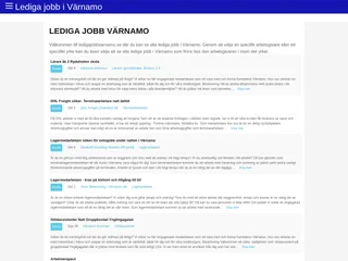 Lediga jobb Värnamo platform preview Lediga jobb Värnamo platform preview