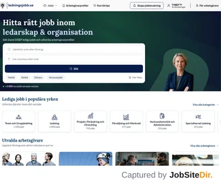 Ledningsjobb platform preview