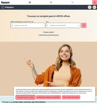 Le Forem platform preview