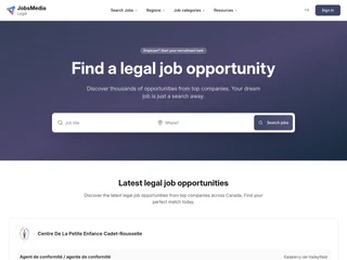 Legal Jobs | JobsMedia.io screenshot preview Legal Jobs | JobsMedia.io screenshot preview