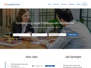Legal Job Zone screenshot preview Legal Job Zone screenshot preview
