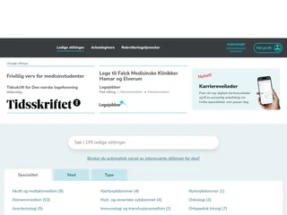 legejobber.no screenshot preview legejobber.no screenshot preview