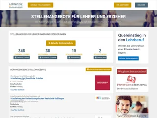Lehrer.biz platform preview