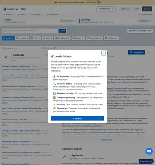 Levels.fyi Jobs platform preview