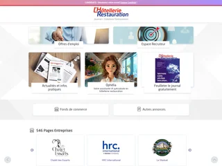 Journal L’Hôtellerie Restauration screenshot preview