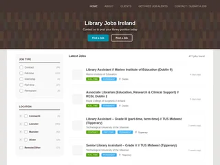 LibraryJobs.ie screenshot preview LibraryJobs.ie screenshot preview