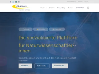 life-science Karriere Services screenshot preview life-science Karriere Services screenshot preview