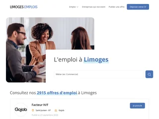 Limoges Emplois screenshot preview Limoges Emplois screenshot preview