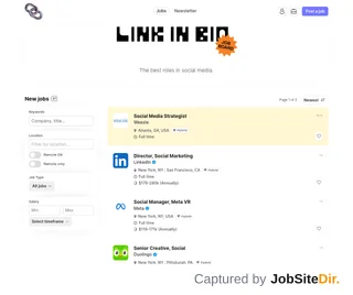 Niceboard Link in Bio platform preview Niceboard Link in Bio platform preview