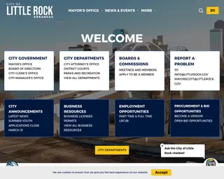 City of Little Rock platform preview