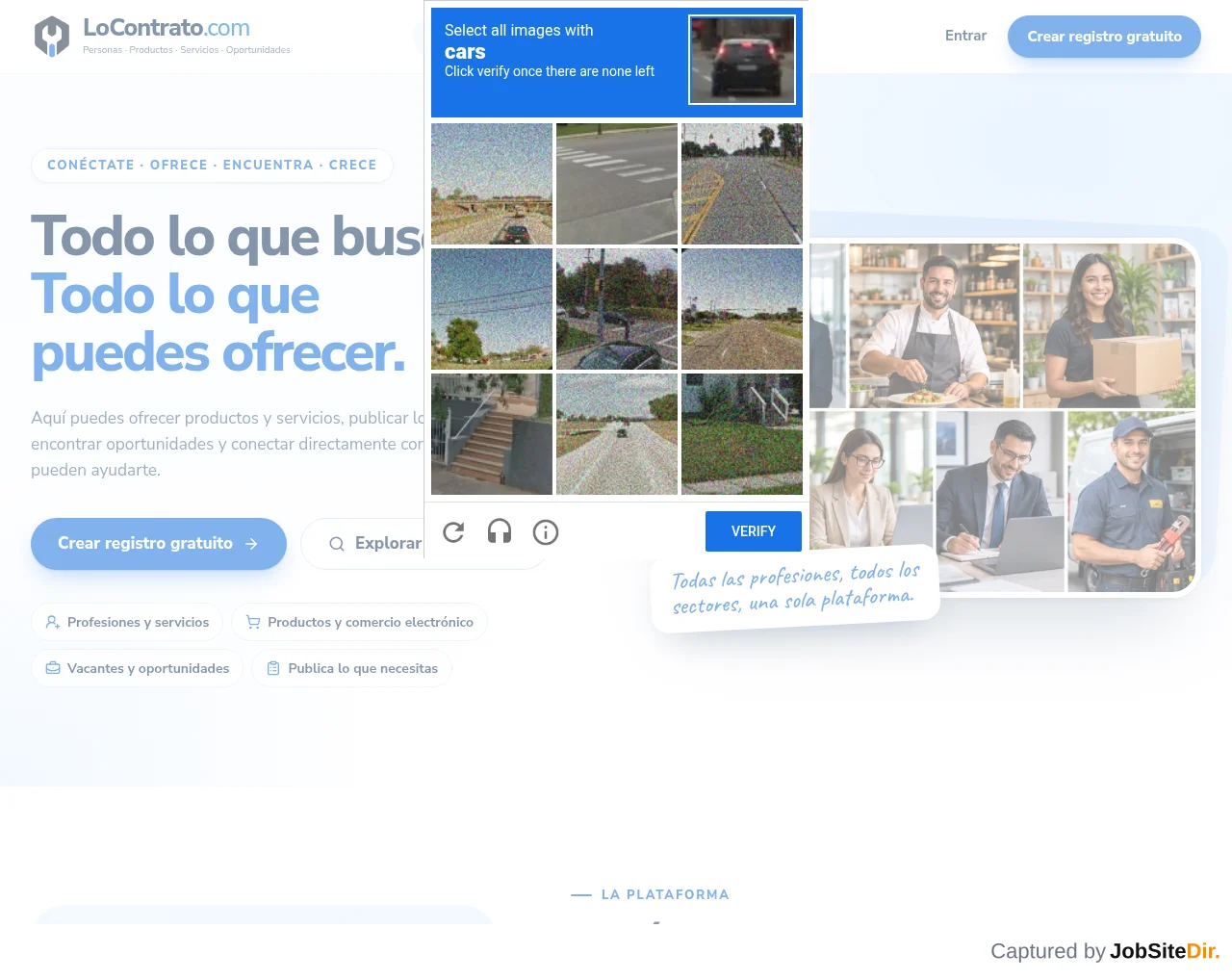 LoContrato.com website screenshot