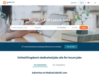 MedicalJobsUK.com screenshot preview MedicalJobsUK.com screenshot preview