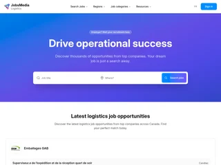 Logistics Jobs | JobsMedia.io screenshot preview